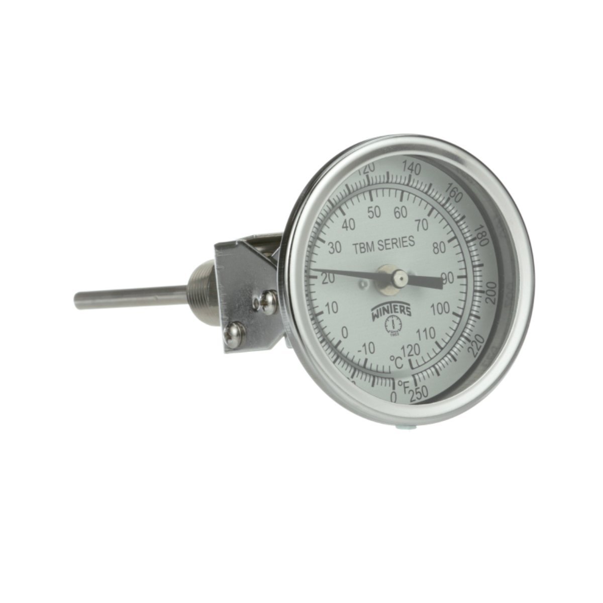 Bi-Metal Dual Magnetic Surface Thermometer - 0 to 300 F x 2.0 F